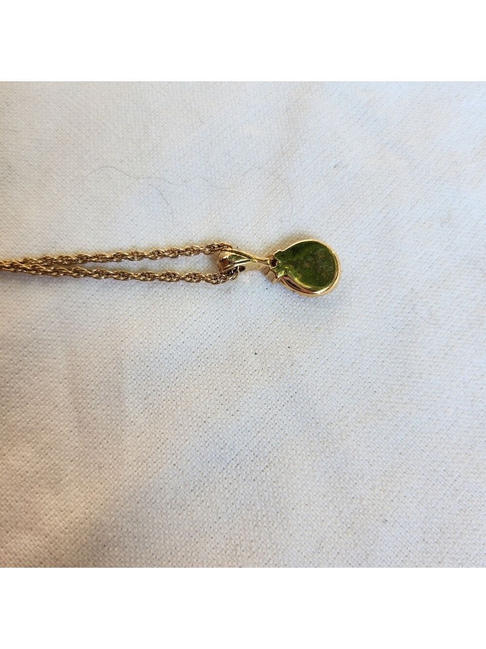 Nina Ricci Gold Tone Rhinestone pendant signed - Picture 11 of 14